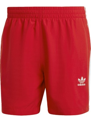 adidas Originals Adicolor Erkek Kırmızı Mayo Şort (H44768)