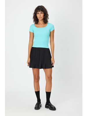 Alexander Gardi U Yaka Slim Fit Crop T-Shirt (B24-0096)