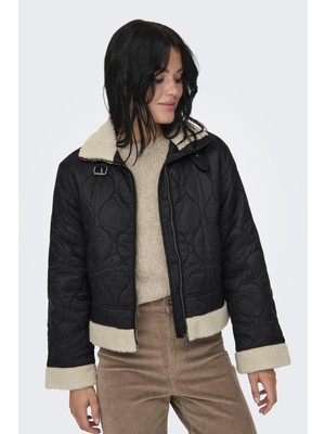 Onlvanıa Quılted Avıator Jacket Otw Siyah 15325969