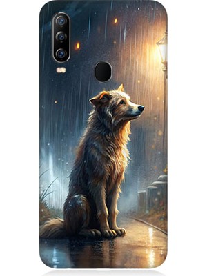 Teknomeg General Mobile GM20 Pro Uyumlu Yağmurlu Sokak  Desenli Silikon Kılıf