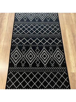 Luxess Halı Cool 405 Siyah Yıkanabilir Kilim