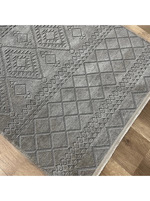 Luxess Halı Cool 405 Gri Yıkanabilir Kilim