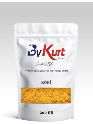 Bykurt Köri 200 gr Doğal Baharat Yüksek Aroma ile Sofralarınıza Egzotik Dokunuş