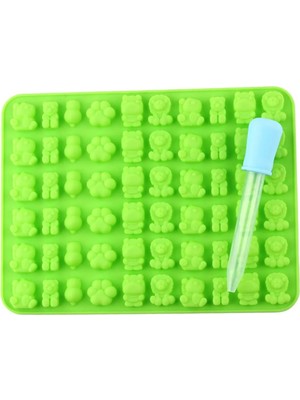 Tinky Winky Epoksi Sugarcraft Şekerleme Jelibon Mini Hayvanlar Silikon Çikolata Kalıbı