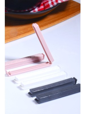 Bev Kitchen 12 Adet Poşet Kapatıcı Klips Ambalaj ve Torba Kapatma Aparatı Poşet Klipsi 12'li