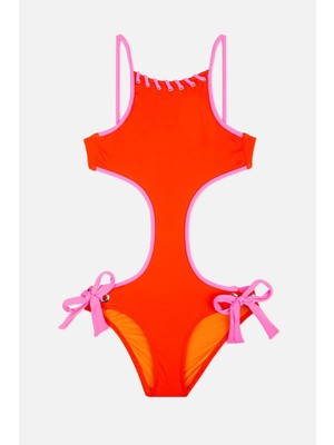 Ayyıldız 4959 Turuncu Kız Çocuk Mayokini