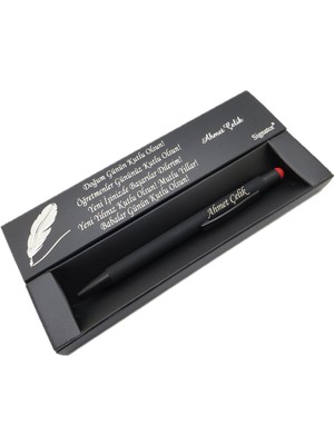 Signator® C414 Mat Siyah Tükenmez Kalem | Isme Özel Kalem | Hediyelik Kalem