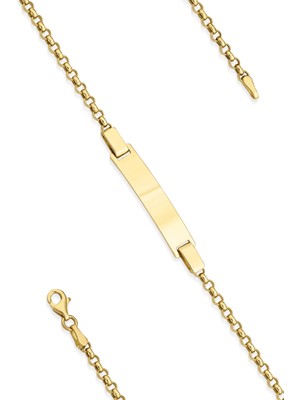 Fiyonk Kuyumculuk 14 Ayar Altın Doch Zincirli Çocuk Künyesi