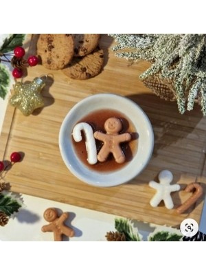 Belmod Yılbaşı Ginger Bread Çikolata Esanslı Kurabiye Adam Buhurdanlık Mumu