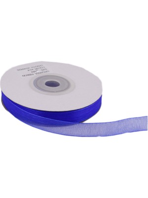 Tahtakale Toptancı Organze Kurdele 10 Mm (22 Metre)  Saks Mavi
