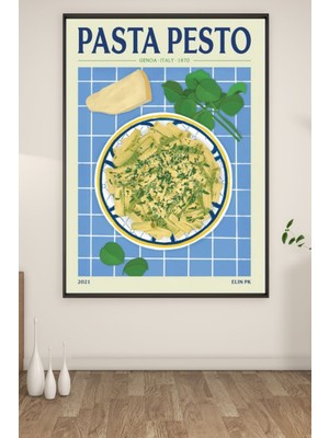 Bs Baskı A3 Pasta Pesto Baskılı Poster
