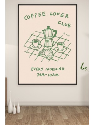 Bs Baskı A3 Coffee Lover Baskılı Poster