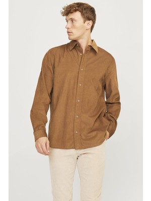 Jack & Jones Jprccregent Corduroy Shırt L/s Tarçın 12260725