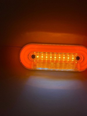 Ahmet Otomotiv Sarı Renk Yeni Nesil Neon Yere De Işık Veren Yan Lamba 12V-24V Modern Tasarım