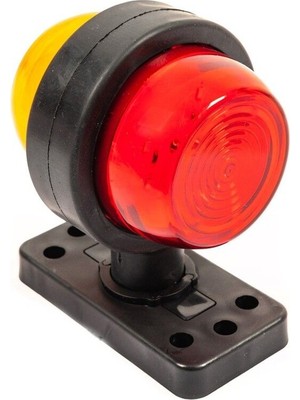 Ahmet Otomotiv Was Model Büyük Boy Maxı Takoz Lamba Sarı-Kırmızı 12V-24V