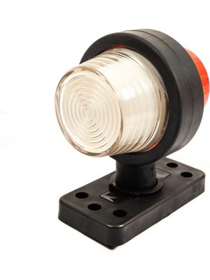 Ahmet Otomotiv Horpol Model Büyük Boy Maxı Takoz Neon Lamba Kırmızı-Beyaz 12V-24V