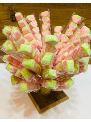 MARSHMALLOW LOLİPOP Şekerleme (Çilek) 10 Adet