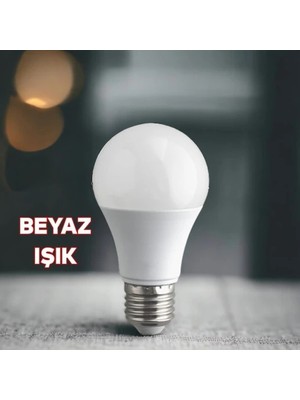 Ledarmy 6 Adet 9W LED Ampul A+ 6500K Soğuk Beyaz Işık Lamba Aydınlatma ASA-12082 Enerji Tasarruflu Uzun Ömürlü E27