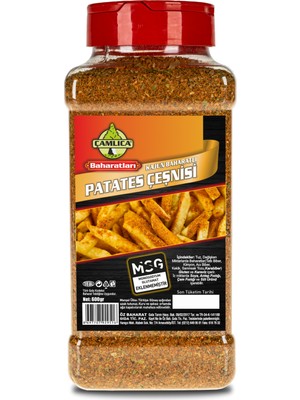 Çamlıca Kajun Baharatlı Patates Çeşnisi 600 gr Türkiye Menşeli Lezzetli Baharat Karışımı