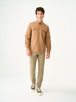 Loft Erkek Slim Fit Bej Pantolon LF2032265