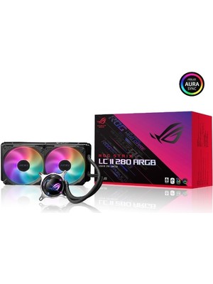 Asus Rog Strıx Lc Iı 280 Argb V2 Aura Sync Dual Rog 140MM Adreslenebilir Rgb Fan
