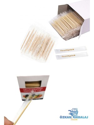 Poşetli  Jelatinli Kürdan 500 x 2 Pk 1000 Adet