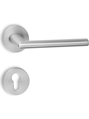 Soho Flamina Serisi Kapı Kolu Seti Yuvarlak Rozetli Krom Yale Tipi