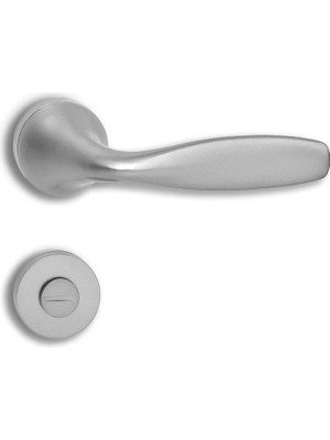 Soho Lucca Serisi Kapı Kolu Seti Yuvarlak Rozetli Krom Wc Tipi