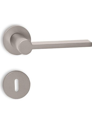 Soho Rio Moderna Serisi Kapı Kolu Seti Yuvarlak Rozetli Saten Oda Tipi