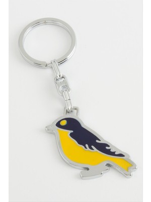 Bijuteri Net Kanarya Metal Anahtarlık