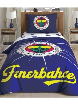 Taç Lisanslı Fenerbahçe Light Glow Tek kişilik Nevresim Takımı