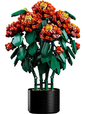Mega Blok Çiçek Lantana (Çalı Minesi) 1615 Parça