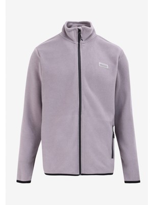 Discovery Expedition Düz Gri Erkek Polar Sweatshırt D4WM-SWT3994