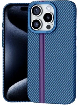 MerciTech Iphone 12 / 12 Pro Kılıf Carbon Fiber Magsafe Özellikli Ultra Ince Yumuşak Yüzey
