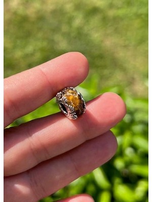 Defne Silver Lion King Murano Charm