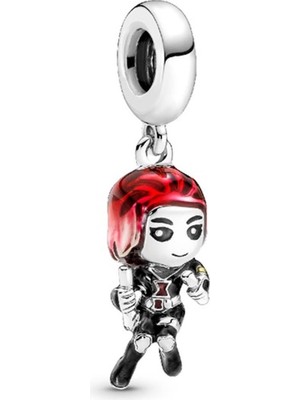 Defne Silver Pjauthenıc Black Widow Charm