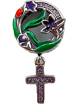 Defne Silver Haçlı Charm