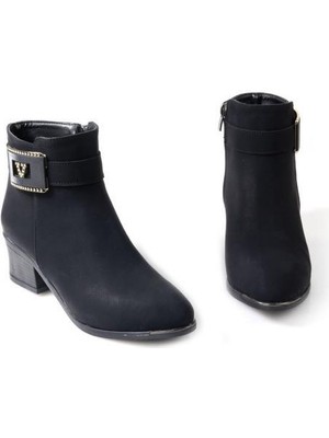 Papuçcity Blnr 03034 Kadın 4,5 Cm Topuklu Bot
