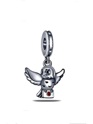 Defne Silver Sallantılı Baykuş Charm