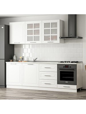 Minar 240CM Mebran C Mutfak Dlp Beyaz 240-MCB3