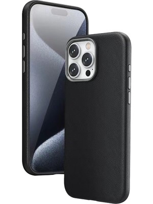 Piili iPhone 16 Pro Leather Magsafe Kılıf