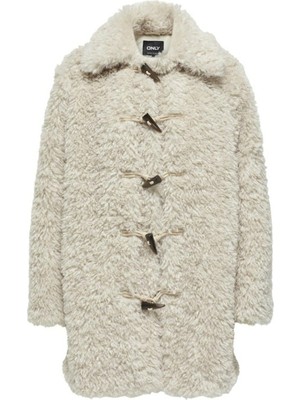 Only Vıkı Faux Fur Duffle Coat Kadın Mont 15325921