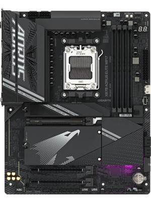 Gıgabyte X870 A Elıte Wıfı7 Atx Anakart, Amd X870 Chipset, Ddr5 Bellek, Am5 Soket Tipi