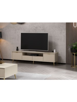 Minar Kale Luxe Tv 180 cm Ayaklı Tv Unıtesı-Kumtası