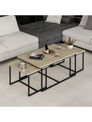 Minar Levada 3lü Zigonlu Sehpa-Bona