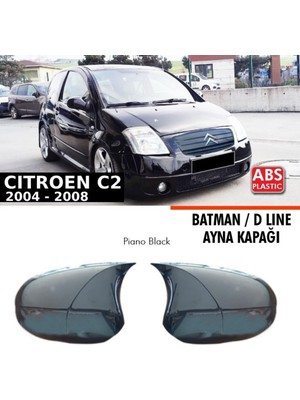 Nam Tuning Citroen C2 Yarasa Batman Ayna Kapağı 2004-2008 Arası Parlak Siyah