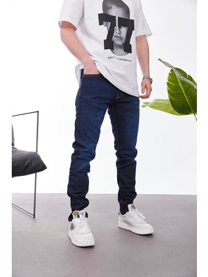 Nomarc 6086 Slim Koyu Lacivert Jean