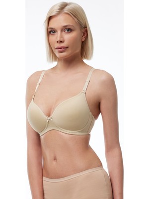 Malabadi Kadın Ten Kaplı Balensiz Pamuklu Sütyeni 825