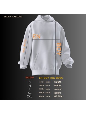 Bozkurt V2 Tasarımlı Unisex Hoodie