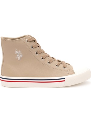 U.S. Polo Assn. Kadın Bej Spor Ayakkabı 50297270-VR011